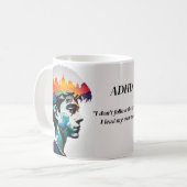 アンダース・オズボーン博士前向き引用文ADHD MAG コーヒーマグカップ (正面左)