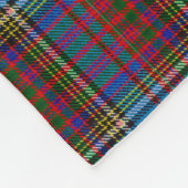 アンダーソンのタータンチェックのフリースブランケット フリースブランケット (角)