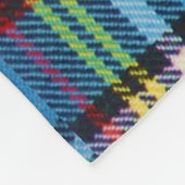 アンダーソンのタータンチェックのフリースブランケット フリースブランケット (角)