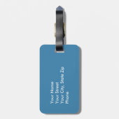 アンダーソンのタータンチェック格子縞の荷物のラベル ラゲッジタグ (裏面縦)