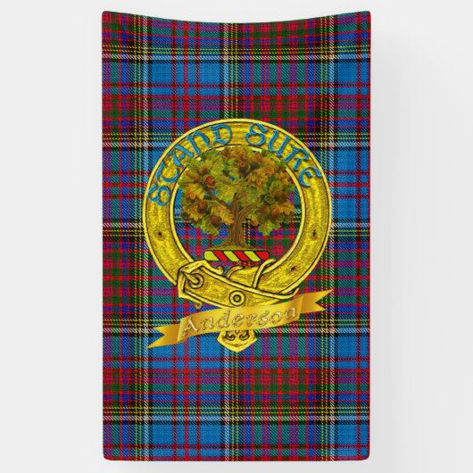 アンダーソンの一族の旗(縦) 横断幕 (縦)