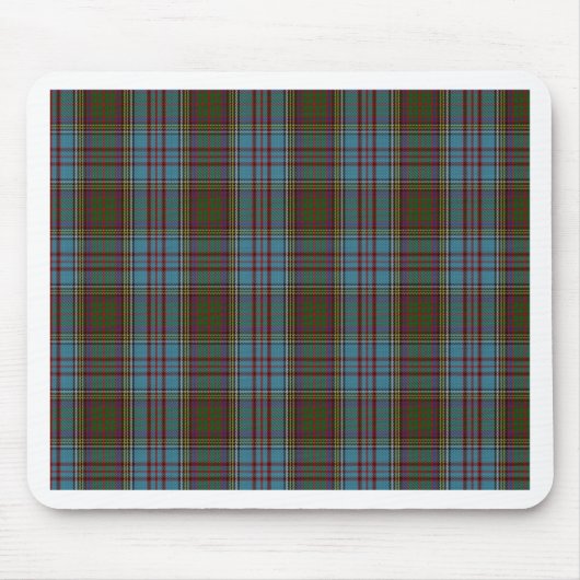 アンダーソンの一族家族のタータンチェック マウスパッド (正面)