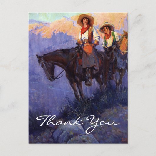 アンダーソンの馬の男と女 ポストカード (正面)