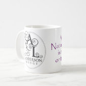 アンダーソンロッジのマグ-紫色 コーヒーマグカップ (正面左)