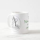 アンダーソンロッジのマグ-緑 コーヒーマグカップ (正面左)