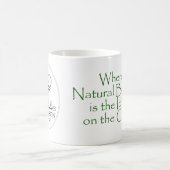 アンダーソンロッジのマグ-緑 コーヒーマグカップ (中央)