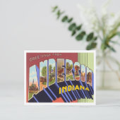 アンダーソン、インディアナヴィンテージ大文字葉書 ポストカード (スタンド正面)