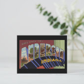 アンダーソン・インディアナ氏の挨拶 ポストカード (スタンド正面)