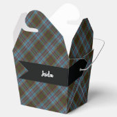 アンダーソン・クランタータンチェックプレイドパターンスコットランド フェイバーボックス (オープン)