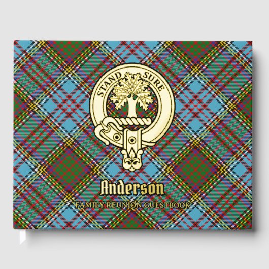 アンダーソン・ファミリー懇親会 ゲストブック (正面)