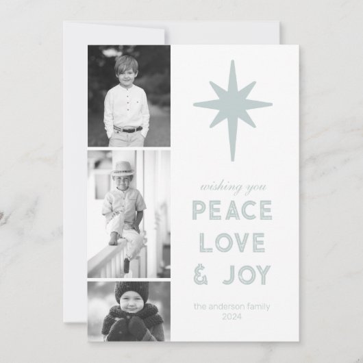 アンダーソン・ホリデー・フォト・カード 招待状 (正面)