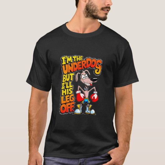 「アンダードッグチャンピオン」 Tシャツ (正面)