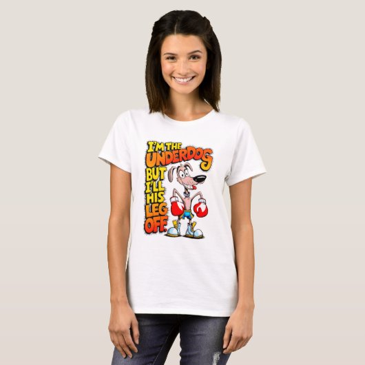 「アンダードッグチャンピオン」 Tシャツ (正面フル)