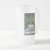 アンダーフォリービーチピア フロストグラスビールジョッキ (正面右)