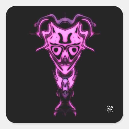 アンダーワールドのバストからの悪魔v0.1 スクエアシール (正面)