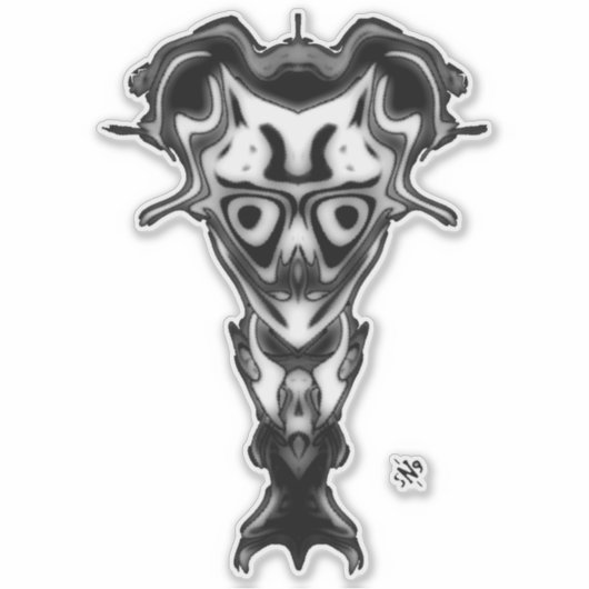 アンダーワールドの胸像からの悪魔v0.3 シール (正面)