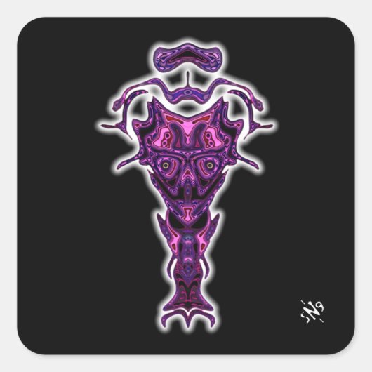 アンダーワールドの胸部からの悪魔v1.3 スクエアシール (正面)