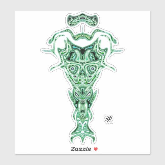 アンダーワールドの胸部からの悪魔v2 シール (シート)