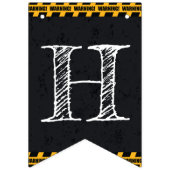 アンダー建築ハッピーバースデー バンティングフラッグ (第2の旗)