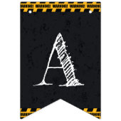 アンダー建築ハッピーバースデー バンティングフラッグ (第3の旗)