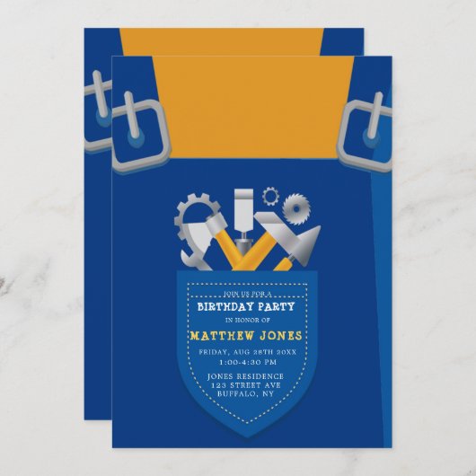 アンダー建築ハンディマン誕生日パーティー (正面/裏面)