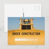 アンダー建築ブルドーザー ポストカード (正面/裏面)