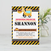 アンダー建築ベビーシャワー招待状 招待状 (スタンド正面)