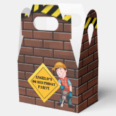 アンダー建築レンガ誕生日パーティー フェイバーボックス (オープン)