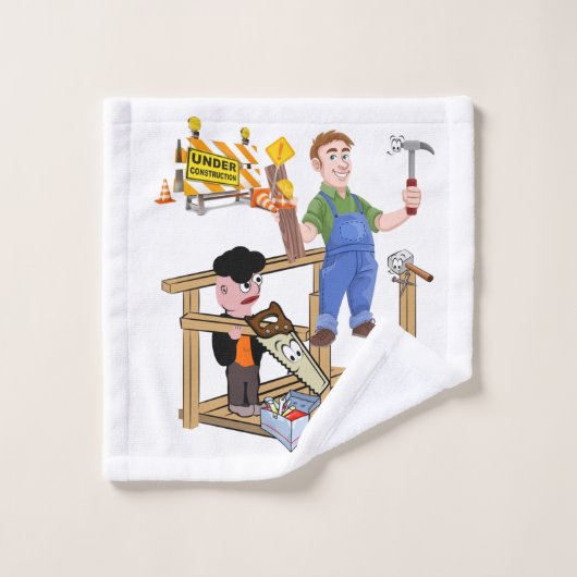 アンダー建築大工バスルーム用タオル バスタオルセット (ウォッシュタオル)