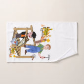 アンダー建築大工バスルーム用タオル バスタオルセット (ハンドタオル)