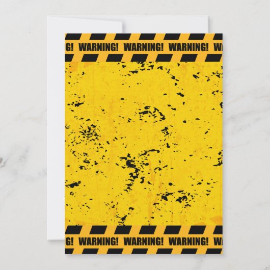 アンダー建築掘削機誕生日 サンキューカード (裏面)