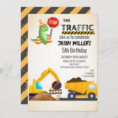 アンダー建築誕生日招待状 招待状 (正面/裏面)