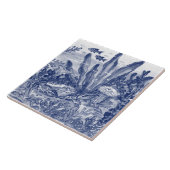 アンダー・ダーク・ブルー・海・シーン・カニ<壁画PC#8>CE タイル (側面)