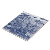 アンダー・ダーク・ブルー・海・シーン・フィッシュ壁画PC.#3 C. タイル (側面)