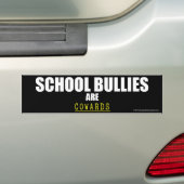 アンチいじめっ子のステッカー バンパーステッカー (車上)