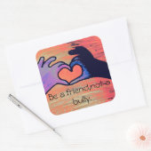 アンチいじめのシール スクエアシール (封筒)