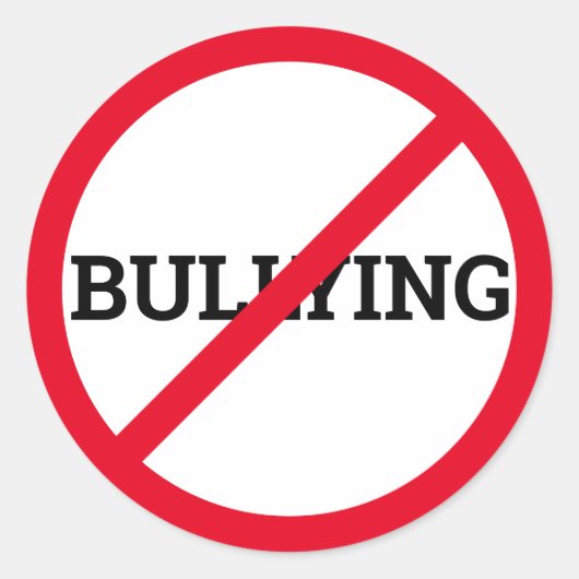 アンチいじめ ラウンドシール (正面)