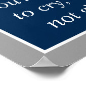 アンチうつ自殺防止やる気を起こさせる ポスター (角)