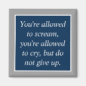 アンチうつ自殺防止やる気を起こさせる マグネット (正面)