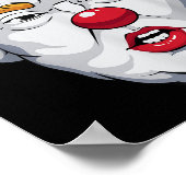 アンチおもしろいトランプピエロ2024選挙ハロウィーン ポスター (角)