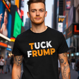 アンチおもしろいトランプFトランプアンチマガ Tシャツ