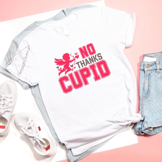 アンチおもしろいバレンタインのギフトはキュピ感謝していッドでない Tシャツ