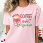 アンチおもしろいバレンタインシャツ、コーヒーは私のバレンタイン Tシャツ