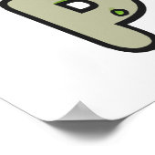 アンチおもしろいプチン嘔吐絵文字 ポスター (角)