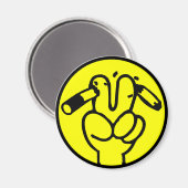 アンチおもしろい喫煙⚠タイのサイン⚠ マグネット (正面/裏面)