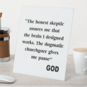 アンチおもしろい宗教家 台座サイン (インサイチュ)