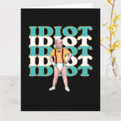 アンチおもしろい・ジョー・バイデン氏は愚かで皮肉な政治だ カード (黄色い花)