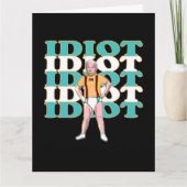 アンチおもしろい・ジョー・バイデン氏は愚かで皮肉な政治だ カード (正面)