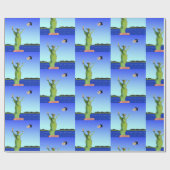 アンチおもしろい,政治的なクリスマスの新年を切り開く ラッピングペーパー (フラット)