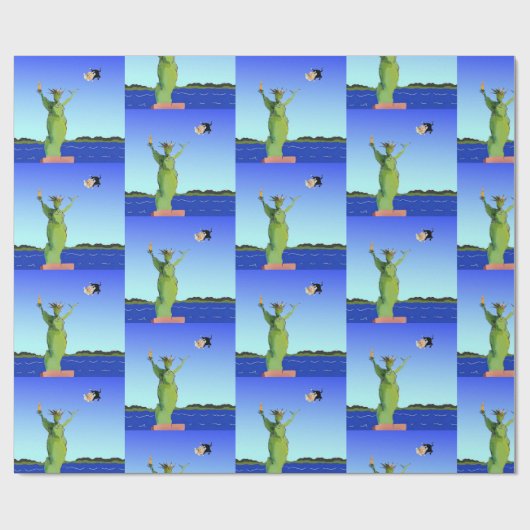 アンチおもしろい,政治的なクリスマスの新年を切り開く ラッピングペーパー (フラット)